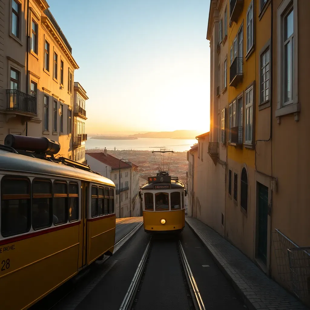 Lisbon Tram 28 - filming location in Portugal
