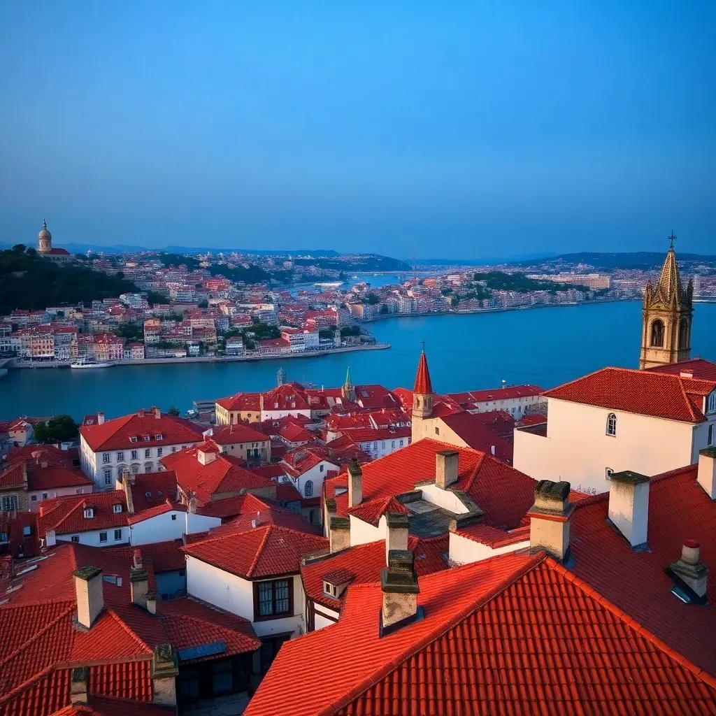 Lisbon Alfama Rooftops - filming location in Portugal