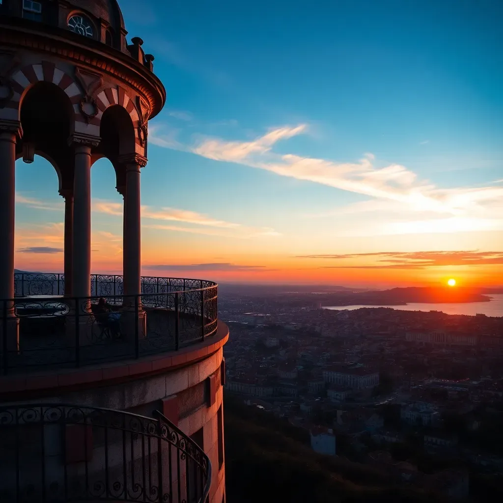 Lisbon Miradouro Senhora Monte - filming location in Portugal