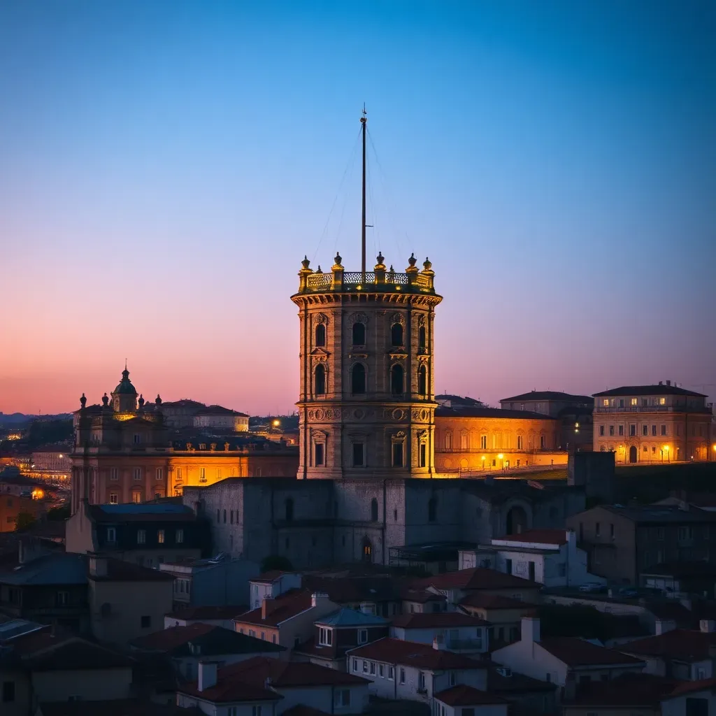 Porto Clerigos Tower - filming location in Portugal