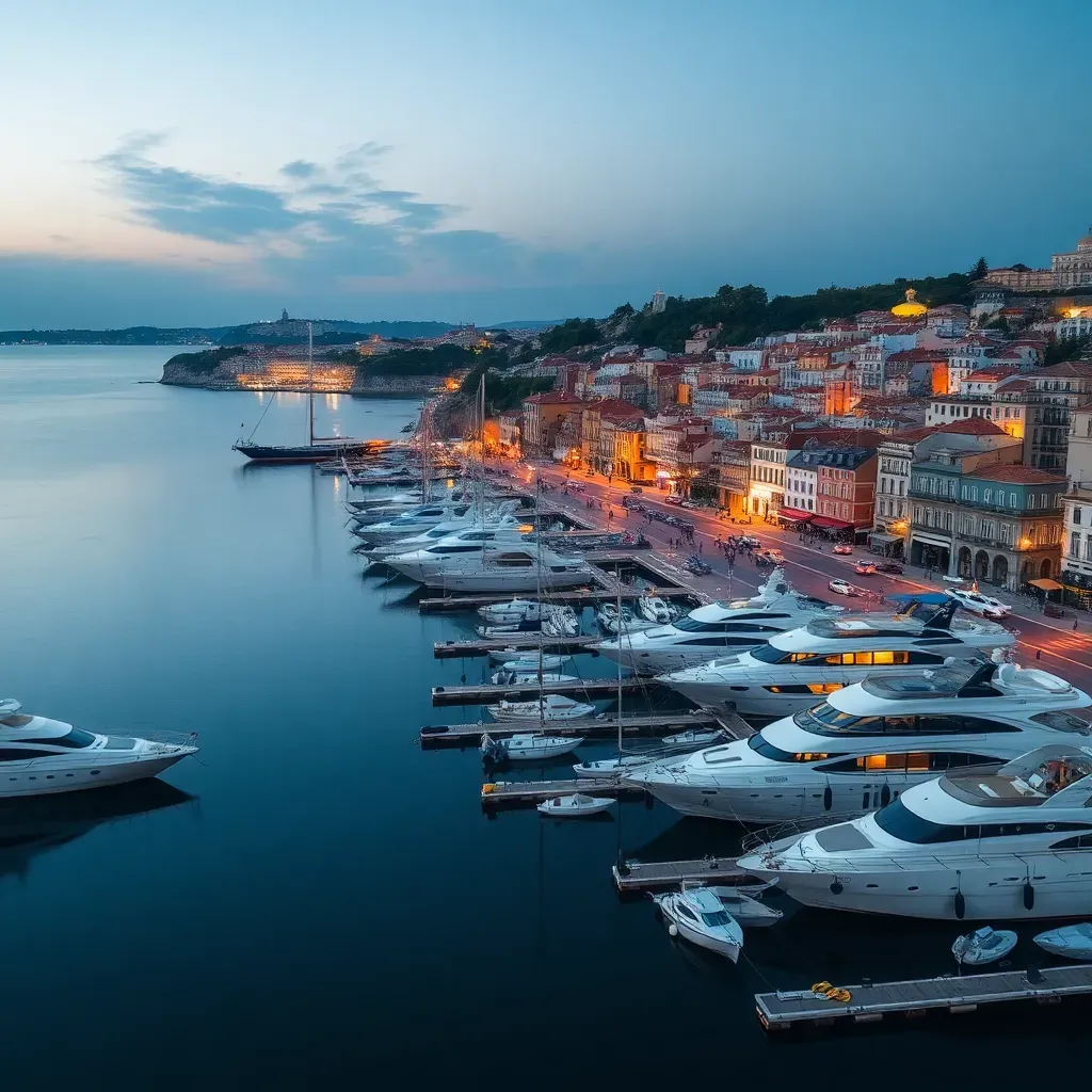 Cascais Marina - filming location in Portugal