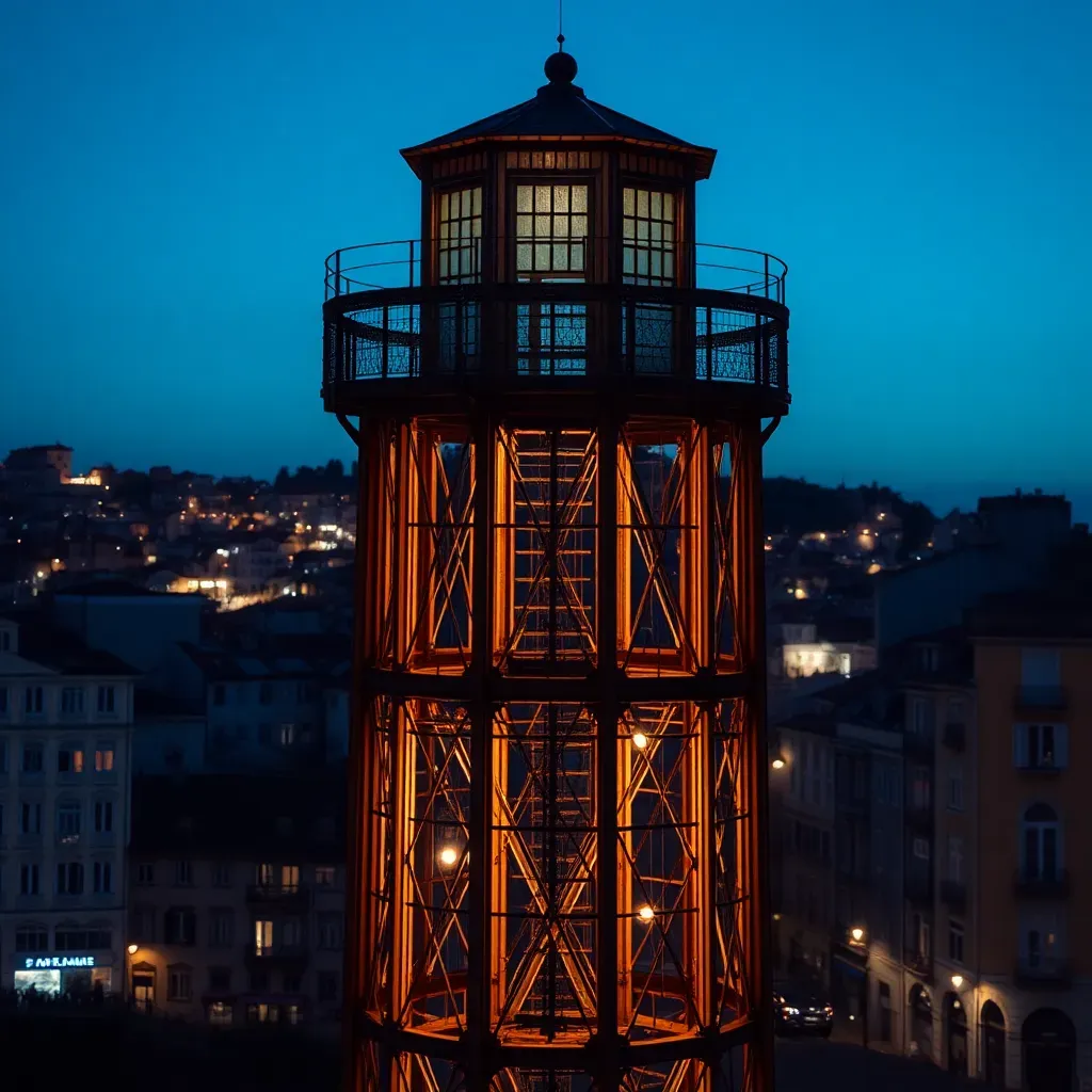 Lisbon Santa Justa Elevator - filming location in Portugal