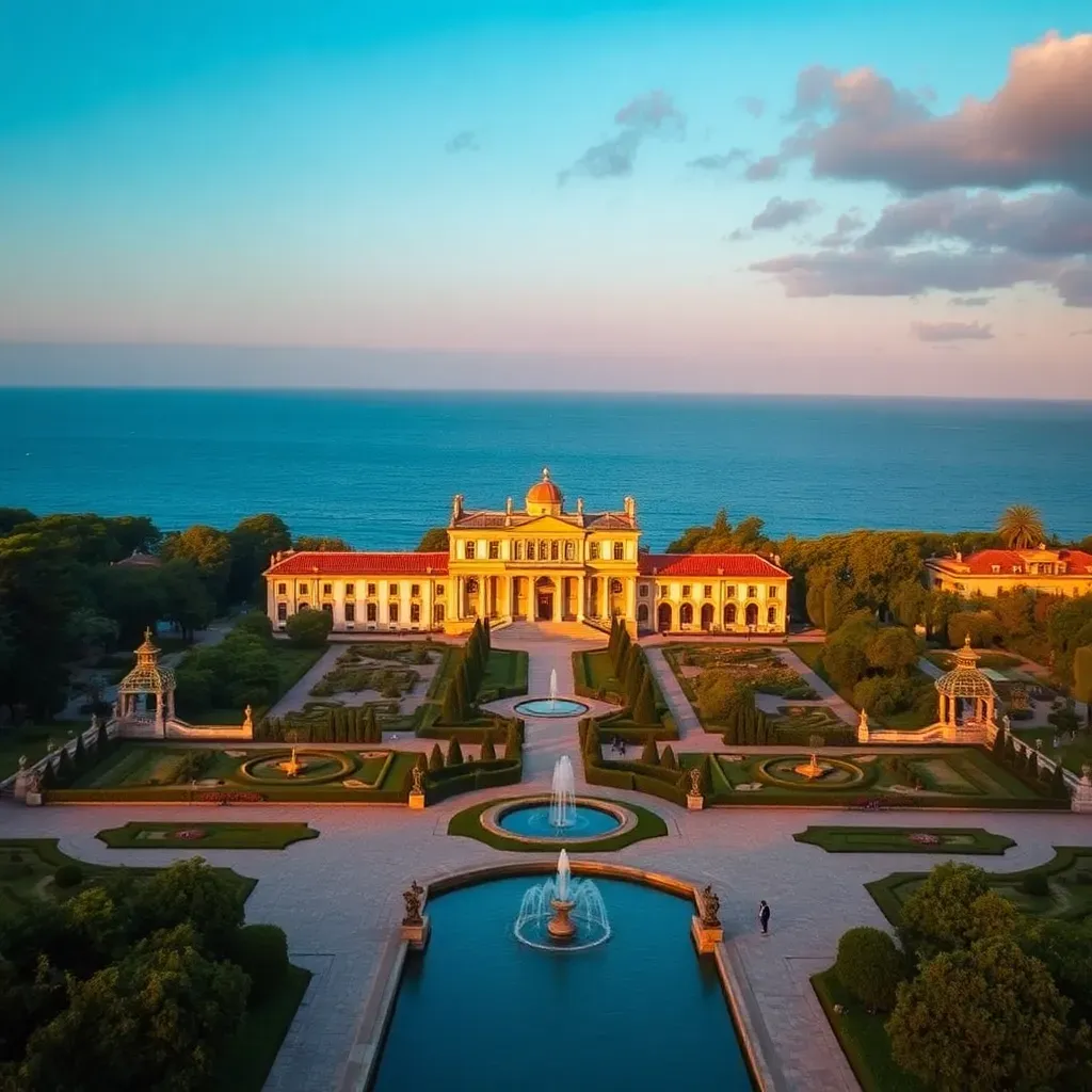 Portuguese Palace Gardens - filming location in Portugal